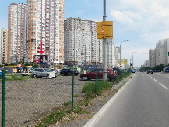 Фото рекламной плоскости по адресу Ахматовой ул. 44/11 перекресток с ул. Урловская