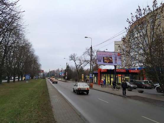 Фото рекламної площини за адресою Крушельницької вул., 1-а