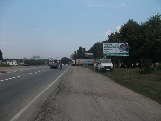 Фото рекламной плоскости по адресу Хмельницкое шоссе (поворот на Эпицентр)