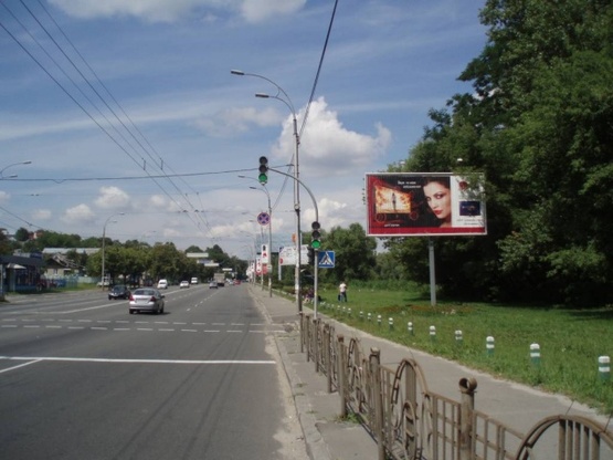 Фото рекламной плоскости по адресу Валерия Лобановского (Краснозвездный) проспект (ост.авт."Мыстецька")