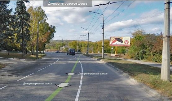 Фото рекламной плоскости по адресу Днепровское шоссе - Громовой пер.