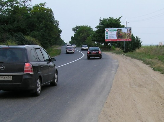 Фото рекламной плоскости по адресу Каролино-Бугаз, въезд в Каролино-Бугаз с Овидиополя, коооператив "Каролино"