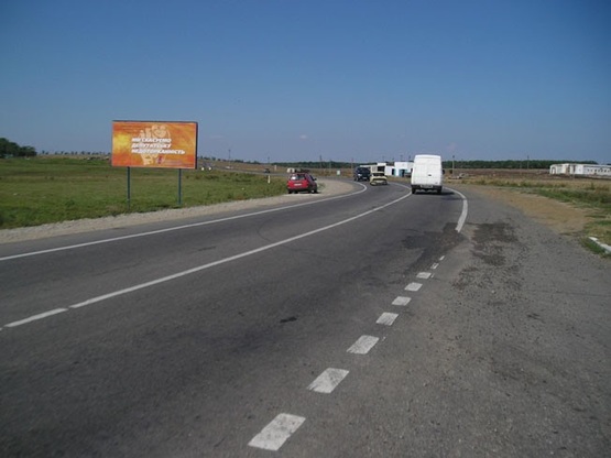 Фото рекламної площини за адресою с.Монаши, Автодорога Рени-Одесса(транспортное сообщение(Одесса,Рени,Измаил, Старокозачье,Арциз), на Одессу, Транспортная развилка в с.Монаши,  АЗС