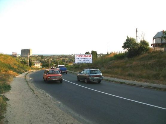 Фото рекламной плоскости по адресу Каролино-Бугаз, р-н Погранчасти, на склоне, въезд на Затоку