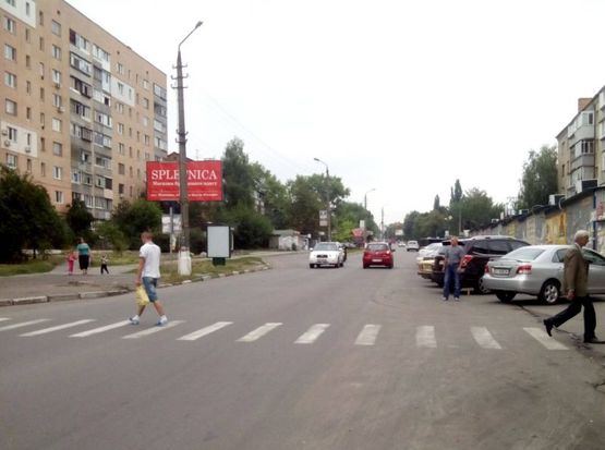 Фото рекламної площини за адресою ул.Декабристов,1 возле перехода