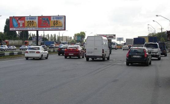 Фото рекламної площини за адресою Окружная/пов.на Вишневое/Фоззи на Одесскую пл.левый