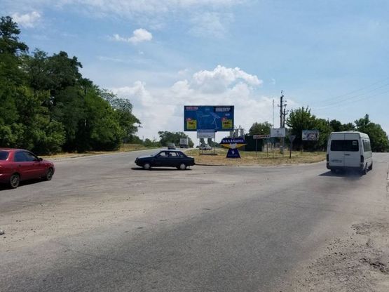 Фото рекламной плоскости по адресу п.Балабино, въезд, ул.Урицкого