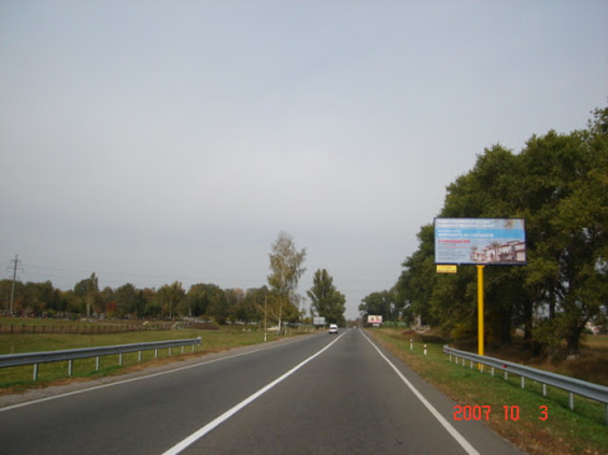 Фото рекламної площини за адресою трасса Борисполь-Днепропетровск_км 1+100_левый // в Киев