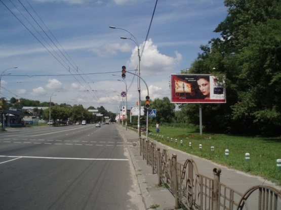 Фото рекламної площини за адресою Валерия Лобановского (Краснозвездный) проспект (ост.авт."Мыстецька")