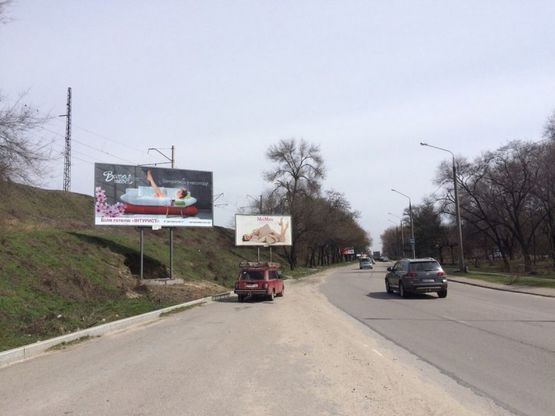 Фото рекламной плоскости по адресу ул.Тюленина, Набережная магистраль