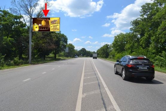 Фото рекламної площини за адресою Симферопольское шоссе-пос. Высокий-пост ГАИ-флажок №1(выезд из города)