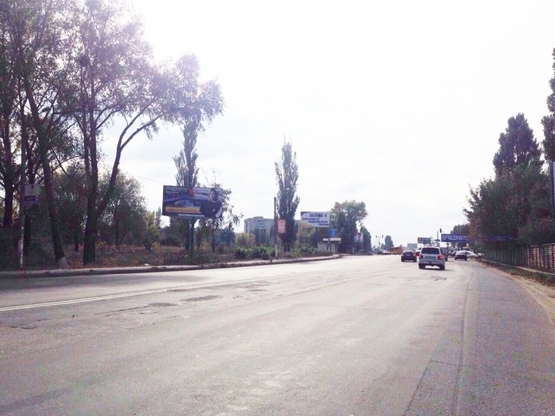 Фото рекламной плоскости по адресу Вишневе, вул.Київська, біля перехрестя з вул.Святошинською, направлення на Боярку