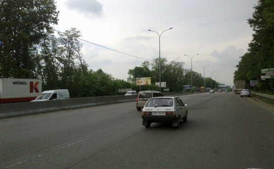 Фото рекламной плоскости по адресу Одесская трасса 15км. - Чабаны - в направлении Киева