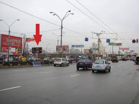 Фото рекламной плоскости по адресу Тульская пл., (ст. м.  Петровка, завод "Сварка", ТЦ "Городок", в направлении центра)