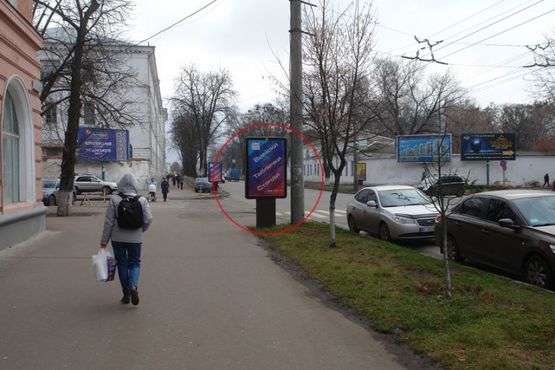 Фото рекламної площини за адресою вул. Соборності (Жовтнева),44