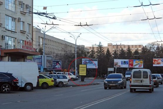 Фото рекламної площини за адресою Вул. Сінна (готель  «Киев»)