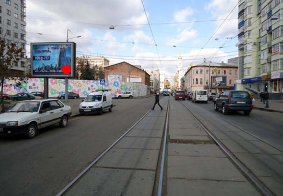 Фото рекламної площини за адресою Университетская ул. - Рыбная пл.