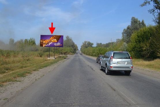 Фото рекламної площини за адресою ул. Леся Сердюка -окружная дорога-7- выезд из города в ст пос. Циркуны