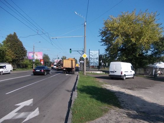 Фото рекламной плоскости по адресу перехрестя Ковельська-Чернишевського