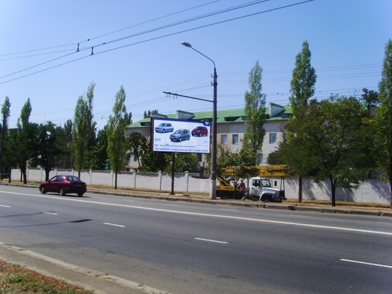 Фото рекламной плоскости по адресу просп. Героев Украины (воинская часть)