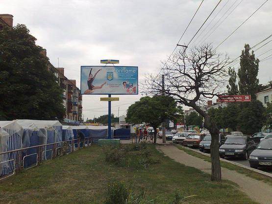 Фото рекламной плоскости по адресу (VIP)ул. 50 лет Октября, 23(Соборная)