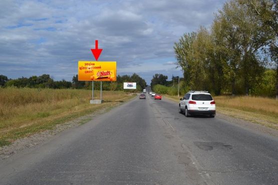 Фото рекламной плоскости по адресу ул. Леся Сердюка -окружная дорога-6- выезд из города в ст пос.  Циркуны