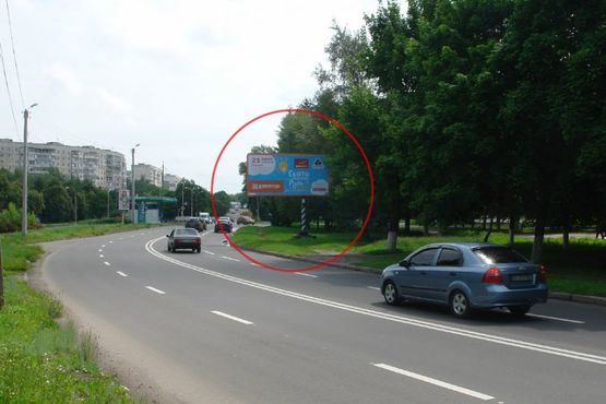 Фото рекламной плоскости по адресу вул. 23 Вересня/вул. Г.Сталінграду