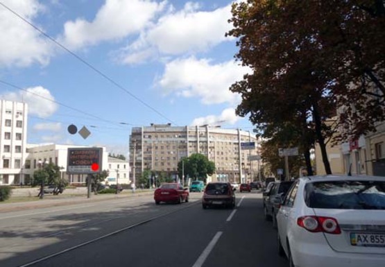 Фото рекламной плоскости по адресу Московский пр. - Примеровская ул.