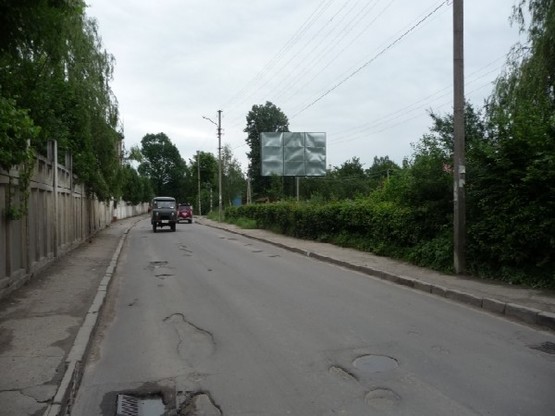 Фото рекламной плоскости по адресу вул. Трускавецька (виїзд з Борислава на Трускавець)