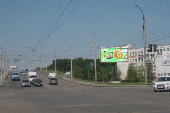 Фото рекламной плоскости по адресу Половки вул. - Великотирнівська вул.