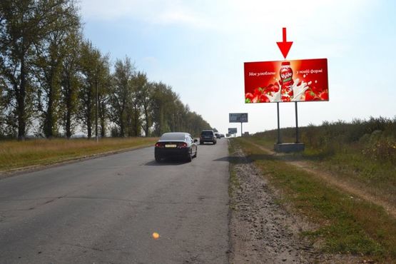 Фото рекламної площини за адресою ул. Леся Сердюка -окружная дорога-6- въезд в город со ст пос. Циркуны