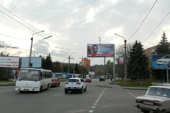 Фото рекламної площини за адресою вул. Миру / вул. Панянка  (призматрон)