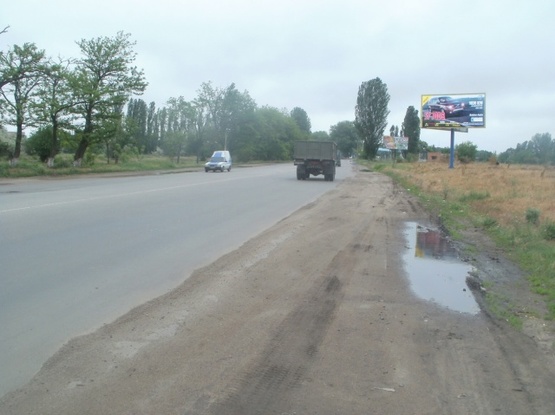 Фото рекламной плоскости по адресу Херсонское шоссе - выезд, 1