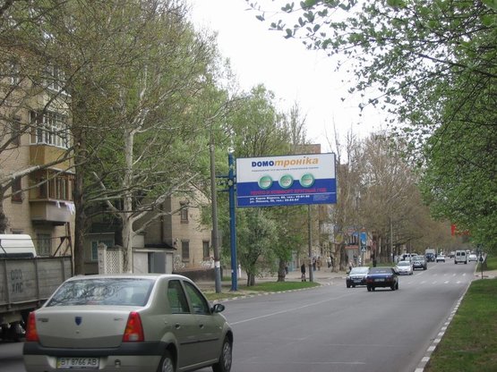 Фото рекламной плоскости по адресу (VIP)ул. Небесной сотни(ул.40 лет Октября/ул.Тираспольская