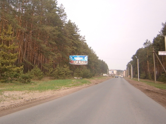 Фото рекламной плоскости по адресу ул. Соборная, въезд в Ирпень с Ирпенской трассы