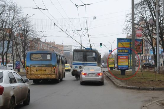 Фото рекламної площини за адресою вул. Соборності (Жовтнева),46 (L15)