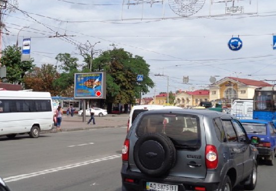 Фото рекламной плоскости по адресу Коцюбинского ул. - Батогская ул.