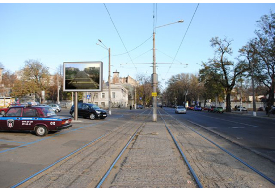 Фото рекламної площини за адресою Леонтовича ул. - Пантелемоновская ул.,3