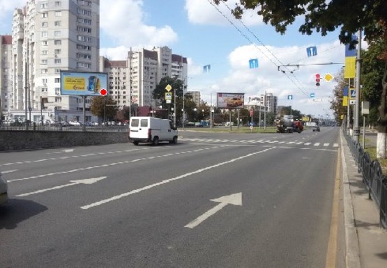 Фото рекламної площини за адресою Московский пр. - Морозова ул. (в центр)