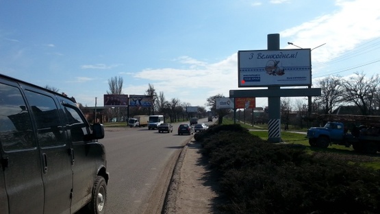 Фото рекламной плоскости по адресу просп. Богоявленский (разделитель)