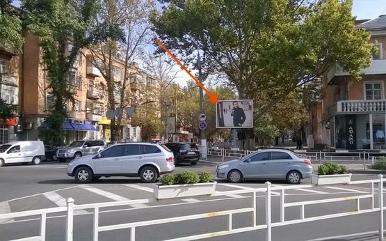 Фото рекламной плоскости по адресу пер. Пугачева / пл. Ганнибала