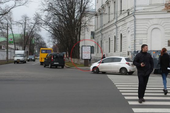 Фото рекламної площини за адресою вул. Соборності (Жовтнева),42