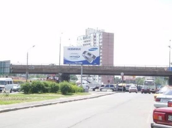 Фото рекламної площини за адресою Ш.Алейхема/Братиславская (р-к "Юность")