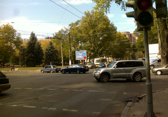 Фото рекламной плоскости по адресу Шевченко пр., 4 - Гагарина пр.