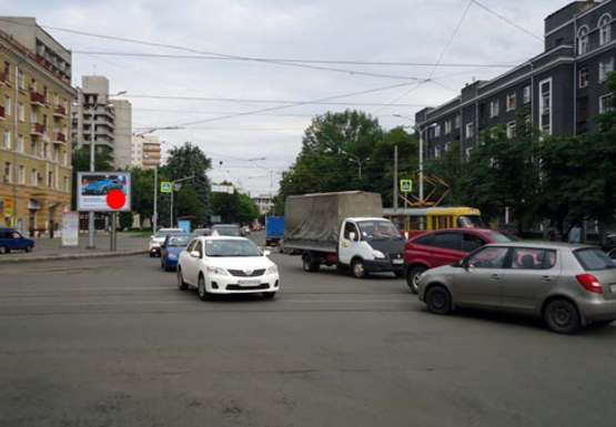 Фото рекламної площини за адресою Плехановская ул., 41/43 - Молочная ул.