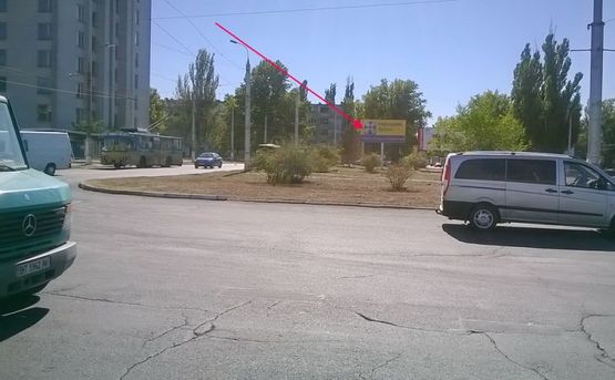 Фото рекламной плоскости по адресу пл. им. П.Дубинды / ул.И.Кулика