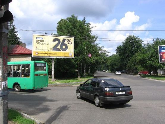 Фото рекламной плоскости по адресу Благовестная ул. - Михаила Грушевского ул.