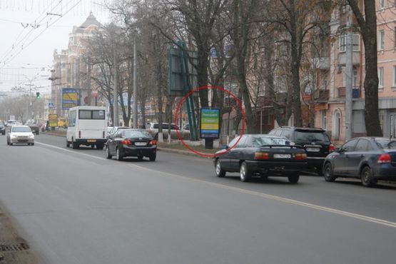 Фото рекламної площини за адресою вул. Соборності (Жовтнева),46 (L11)