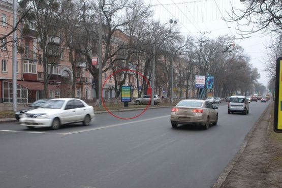 Фото рекламної площини за адресою вул. Соборності (Жовтнева),46 (L16)