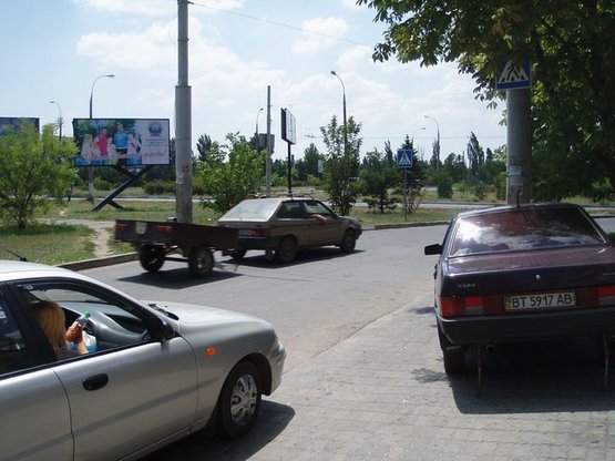 Фото рекламной плоскости по адресу пр.Сенявина / пл. 200 лет Херсона